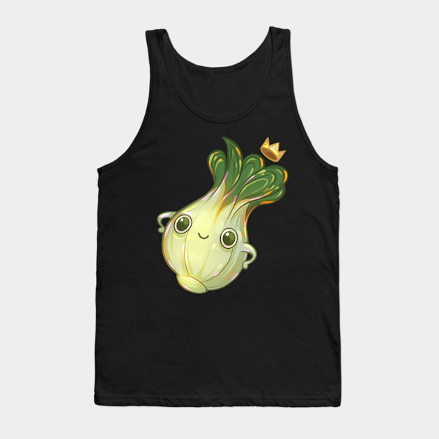 King Bok Choi Tank Top by Claire Lin